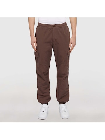 Effilé Pantalon 'Ripstop' IUTER en marron : devant
