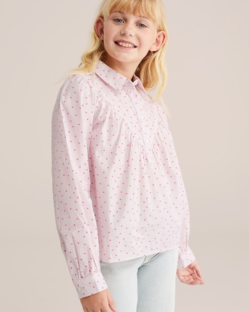 WE Fashion Blouse in Pink: front