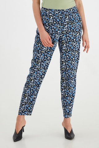 b.young Tapered Broek in Blauw: voorkant