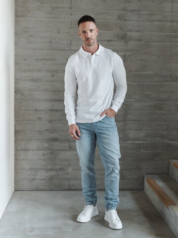 DAN FOX APPAREL Shirt 'Essential' in White