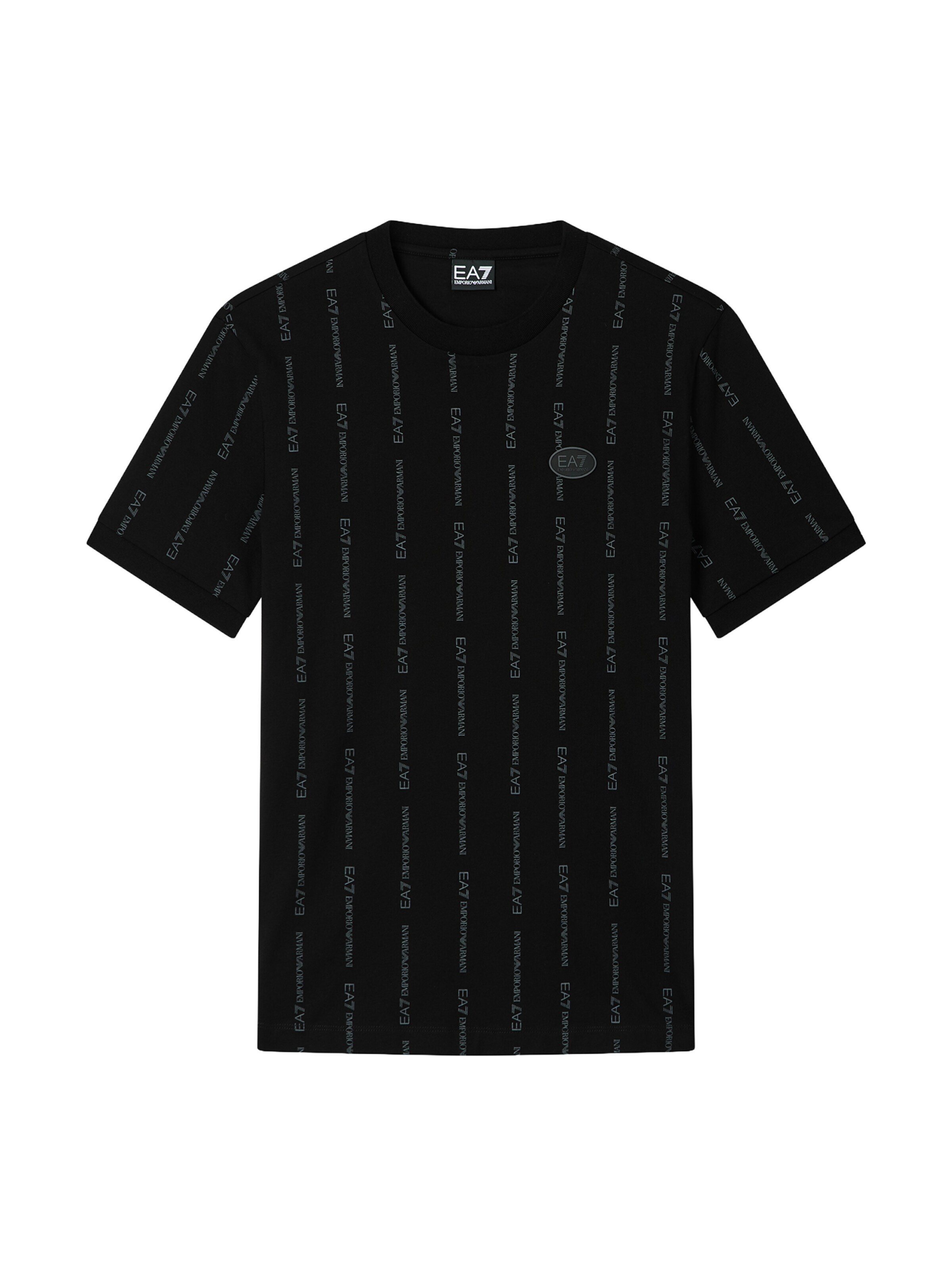EA7 Emporio Armani Shirt in Black: front