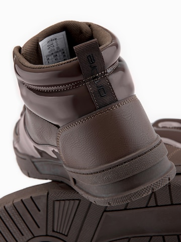 Ombre - Zapatillas deportivas altas en marrón