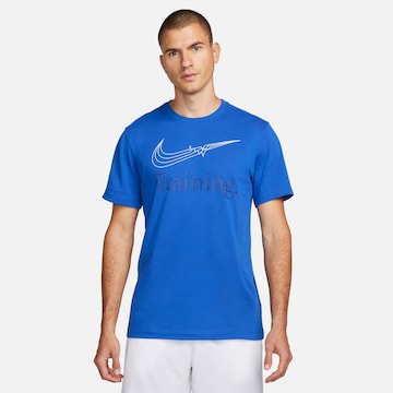 NIKE Funktionsshirt in Blau: Vorderseite