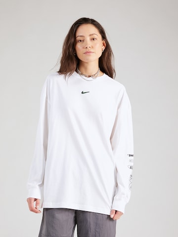 Nike Sportswear Shirt in White: front