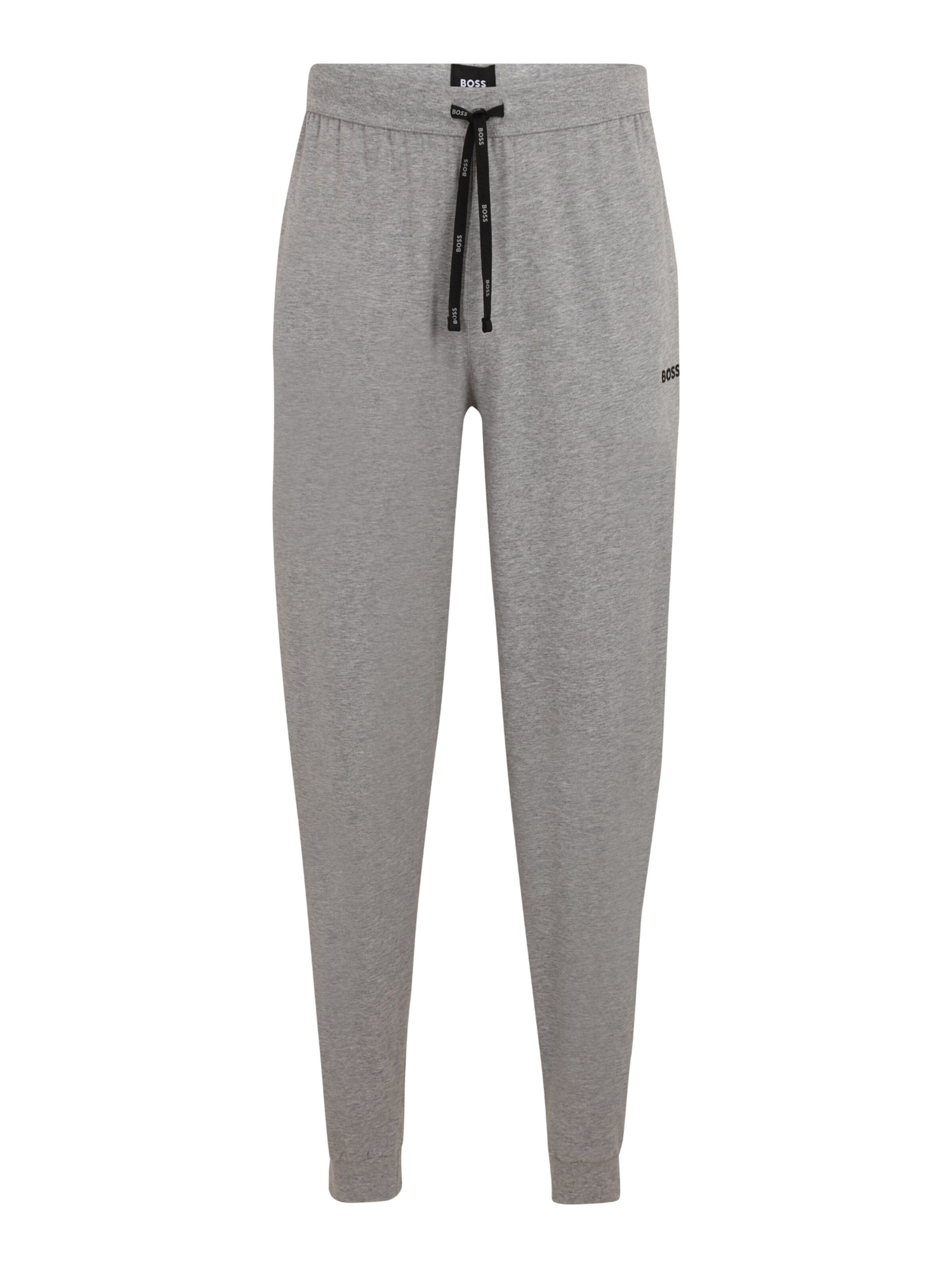 BOSS Tapered Pyjamahose in Grau: Vorderseite