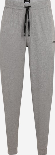 BOSS Pantalon de pyjama en gris chiné / noir, Vue avec produit