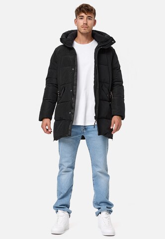 Parka d’hiver 'Kasper' INDICODE JEANS en noir