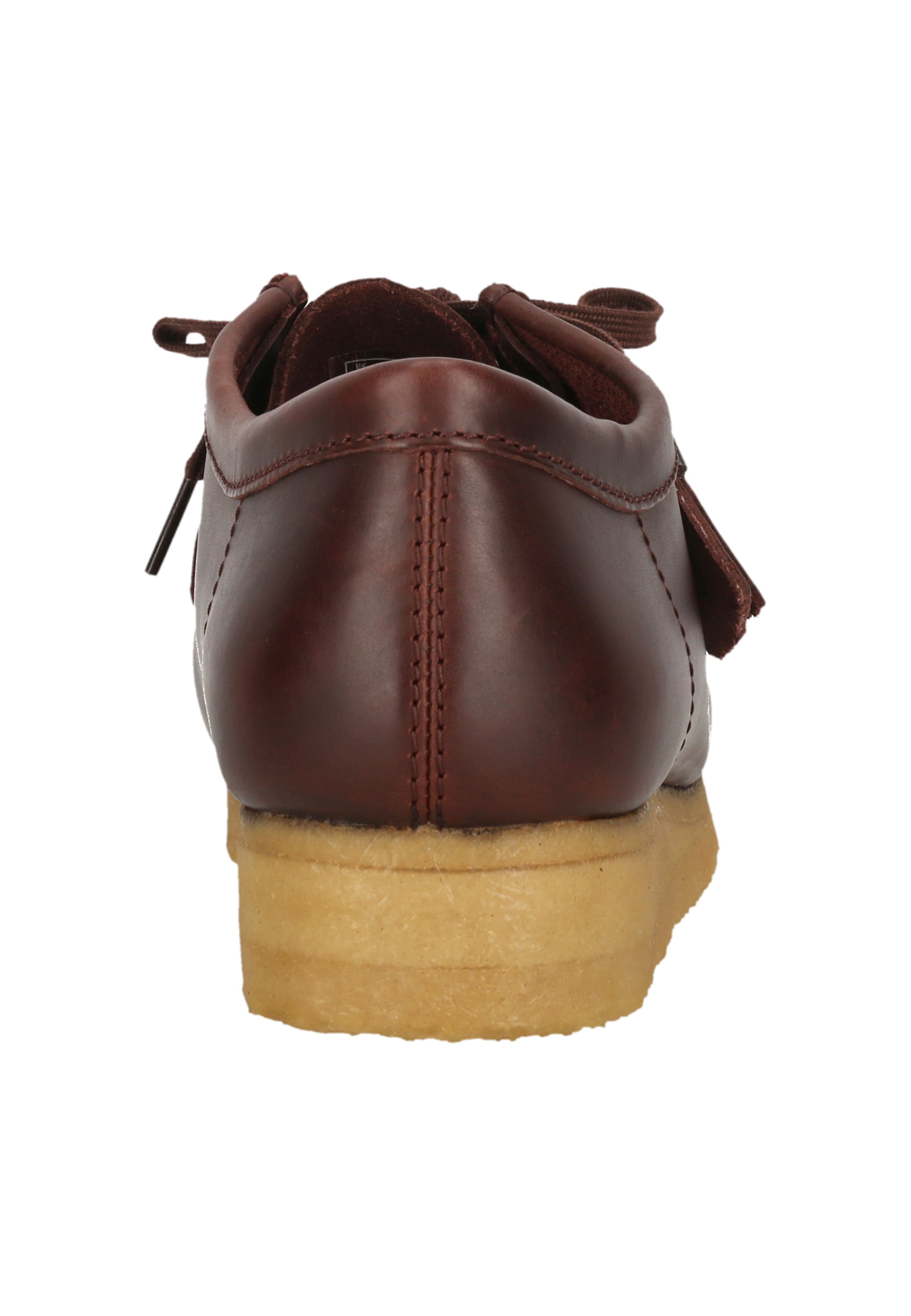 CLARKS Schnürschuhe 'Wallabee' in Rot