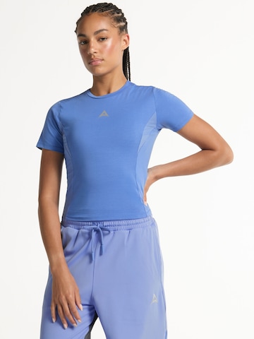 A-Game Functioneel shirt 'Lifewear' in Blauw: voorkant
