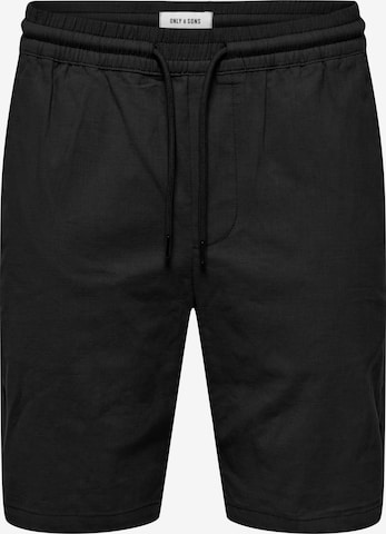 Only & Sons Chinohose in Schwarz: Vorderseite