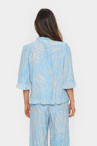 SAINT TROPEZ Blouse 'Jessica' in Blauw