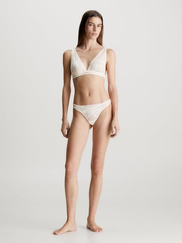 Calvin Klein Underwear Triangle Bra in White