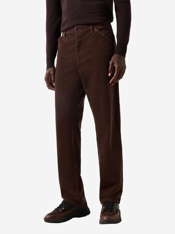 BOGNER Regular Hose ' Travis ' in Braun: Vorderseite