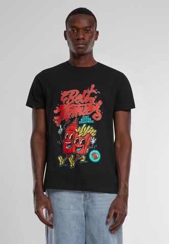MT Men Shirt 'Best Homies' in Zwart: voorkant