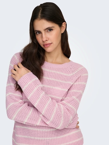 JDY Sweater 'JDYEllen' in Pink