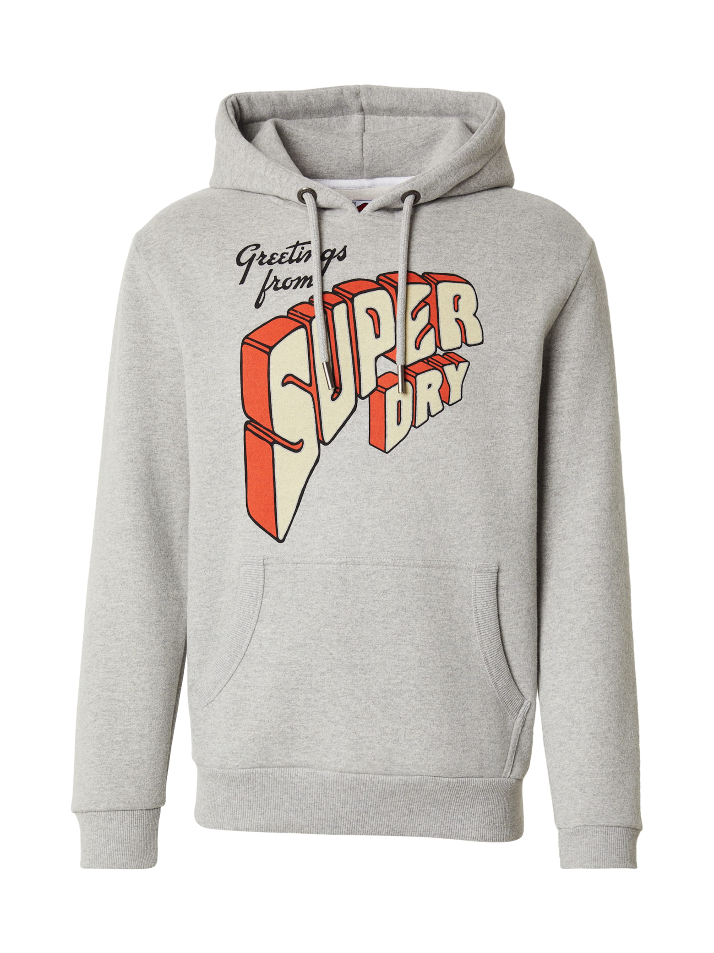 Bluză de molton 'North Cali' de la Superdry & Co pe gri: față