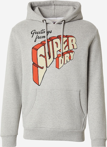 Superdry & CoSweater majica 'North Cali' - siva boja: prednji dio