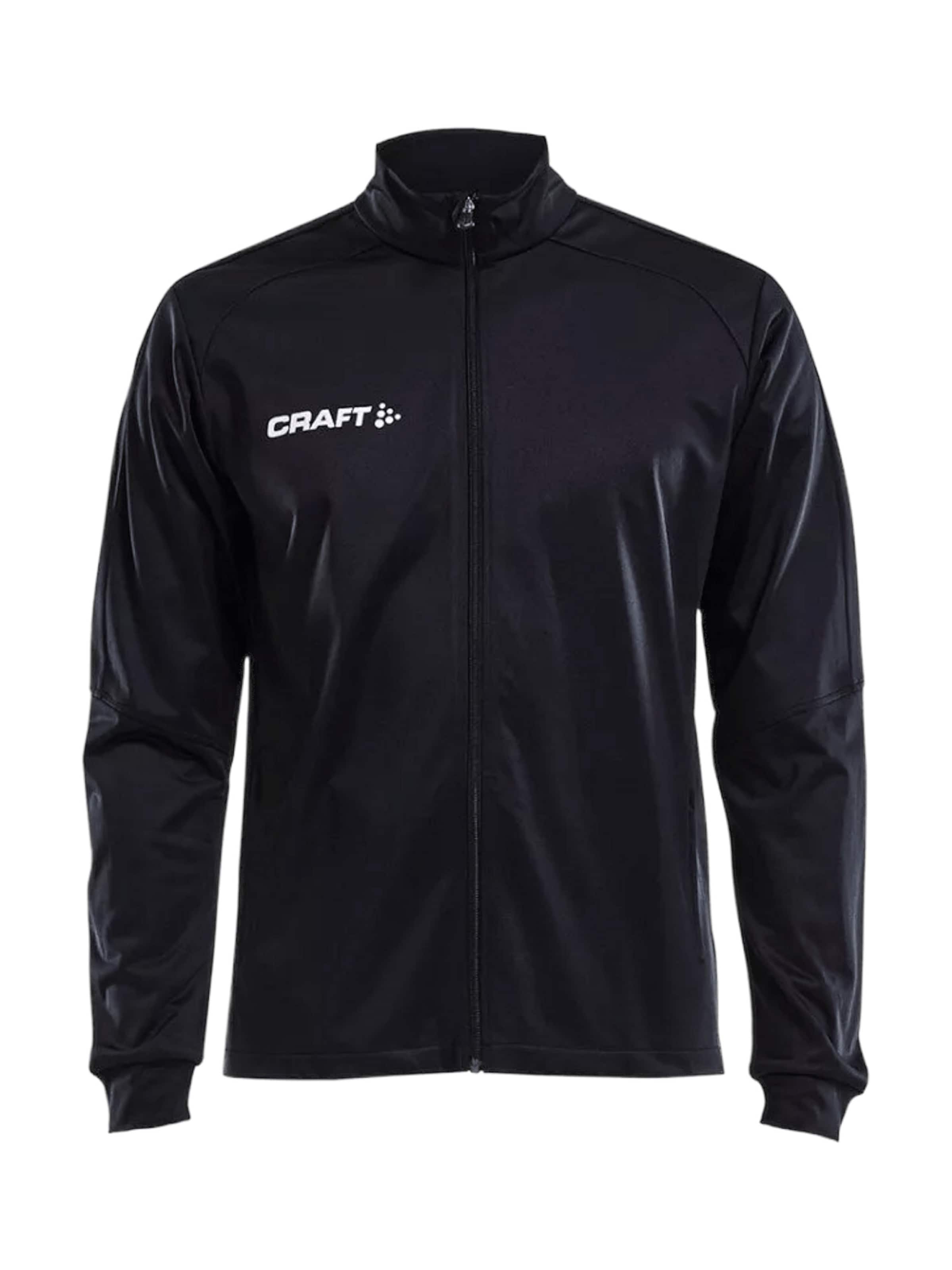 Craft Sportjacke 'Progress' in Schwarz: Vorderseite