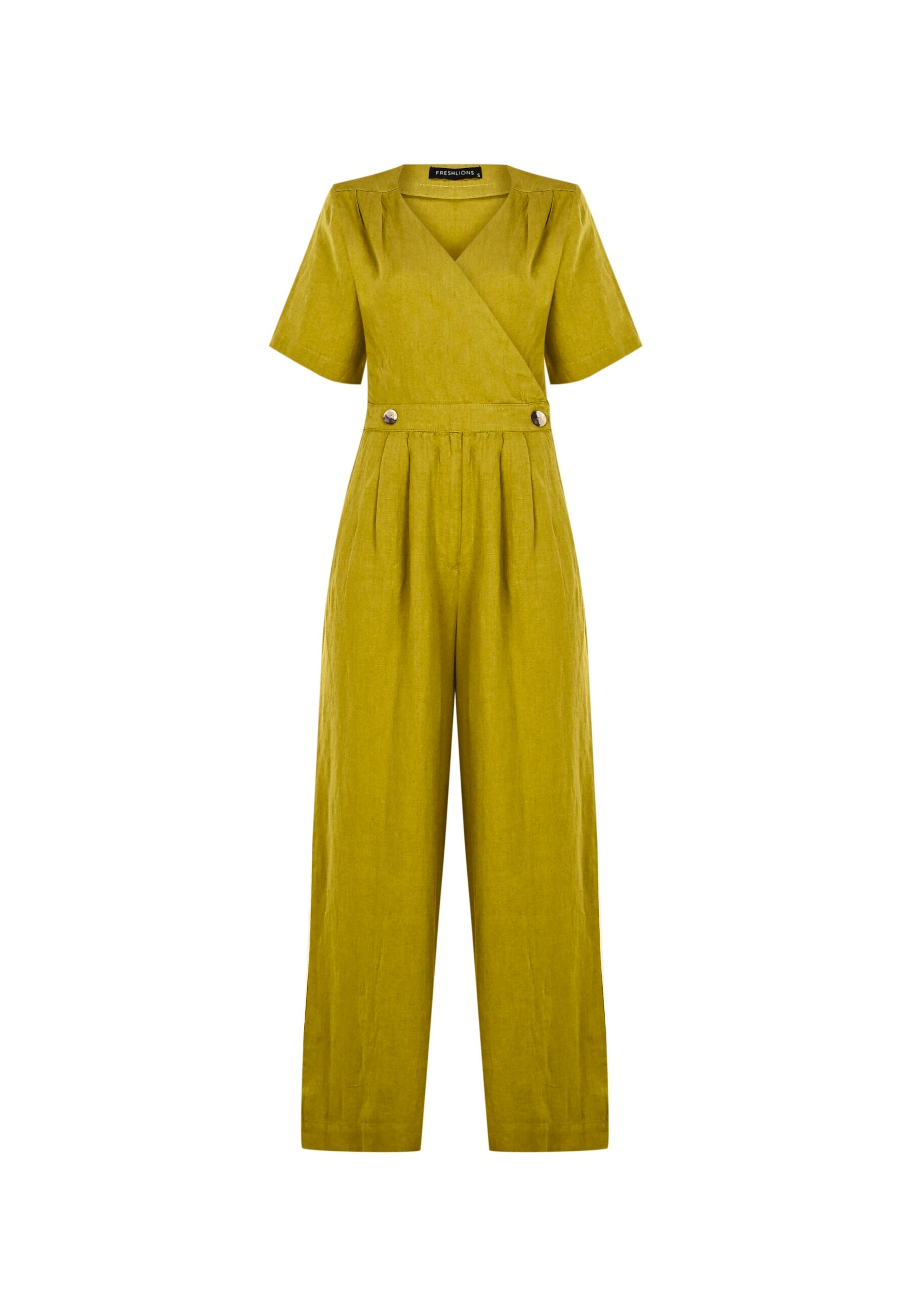 FRESHLIONS Jumpsuit 'Kira' in Grün: Vorderseite