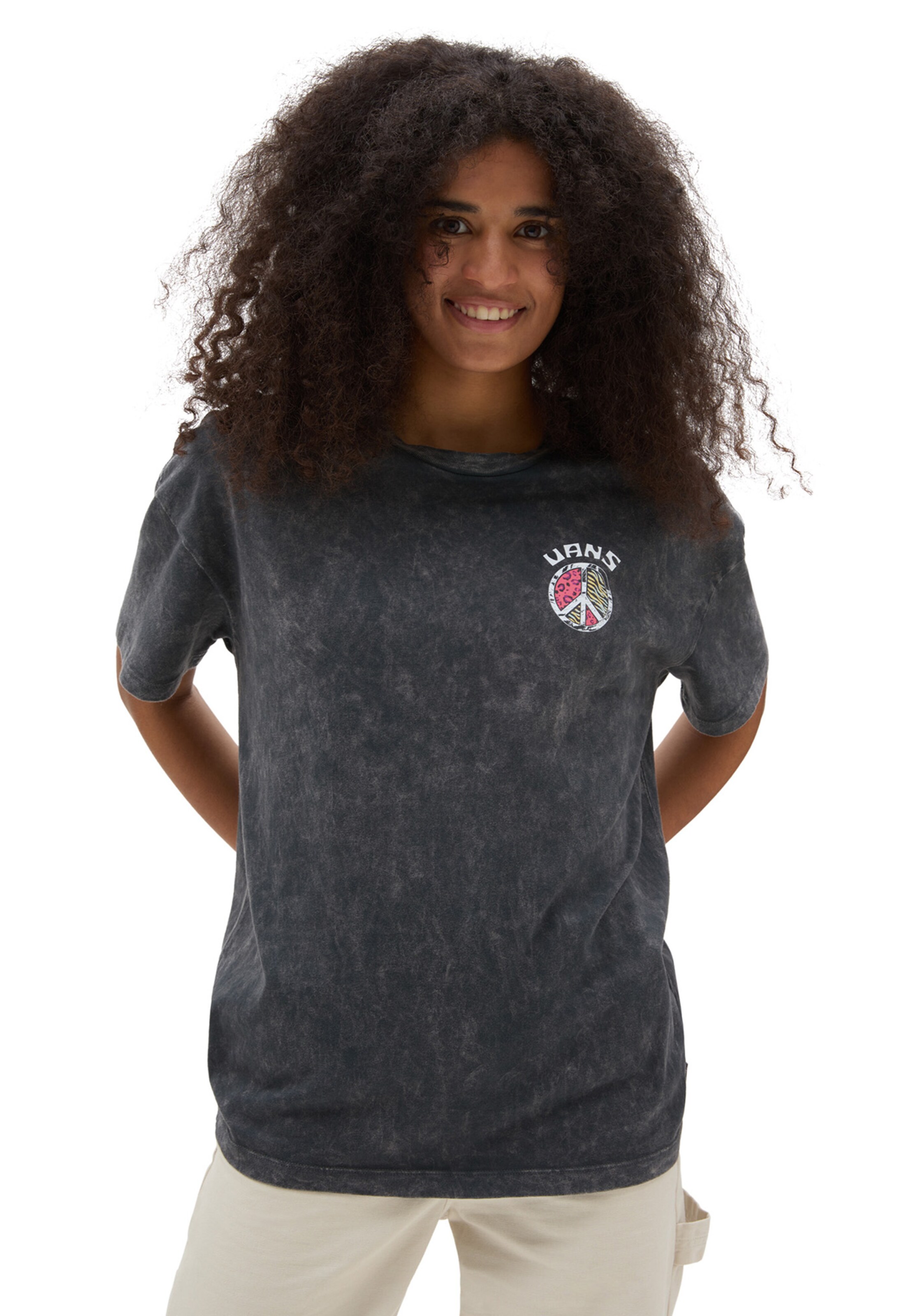 VANS Shirt 'Wild peace' in Grijs