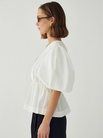 T-shirt ' N-Magdalena ' Noella en blanc