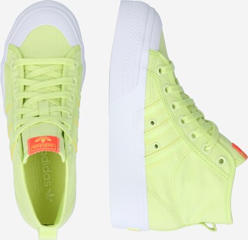 ADIDAS ORIGINALS High-top trainers 'Nizza' in Yellow