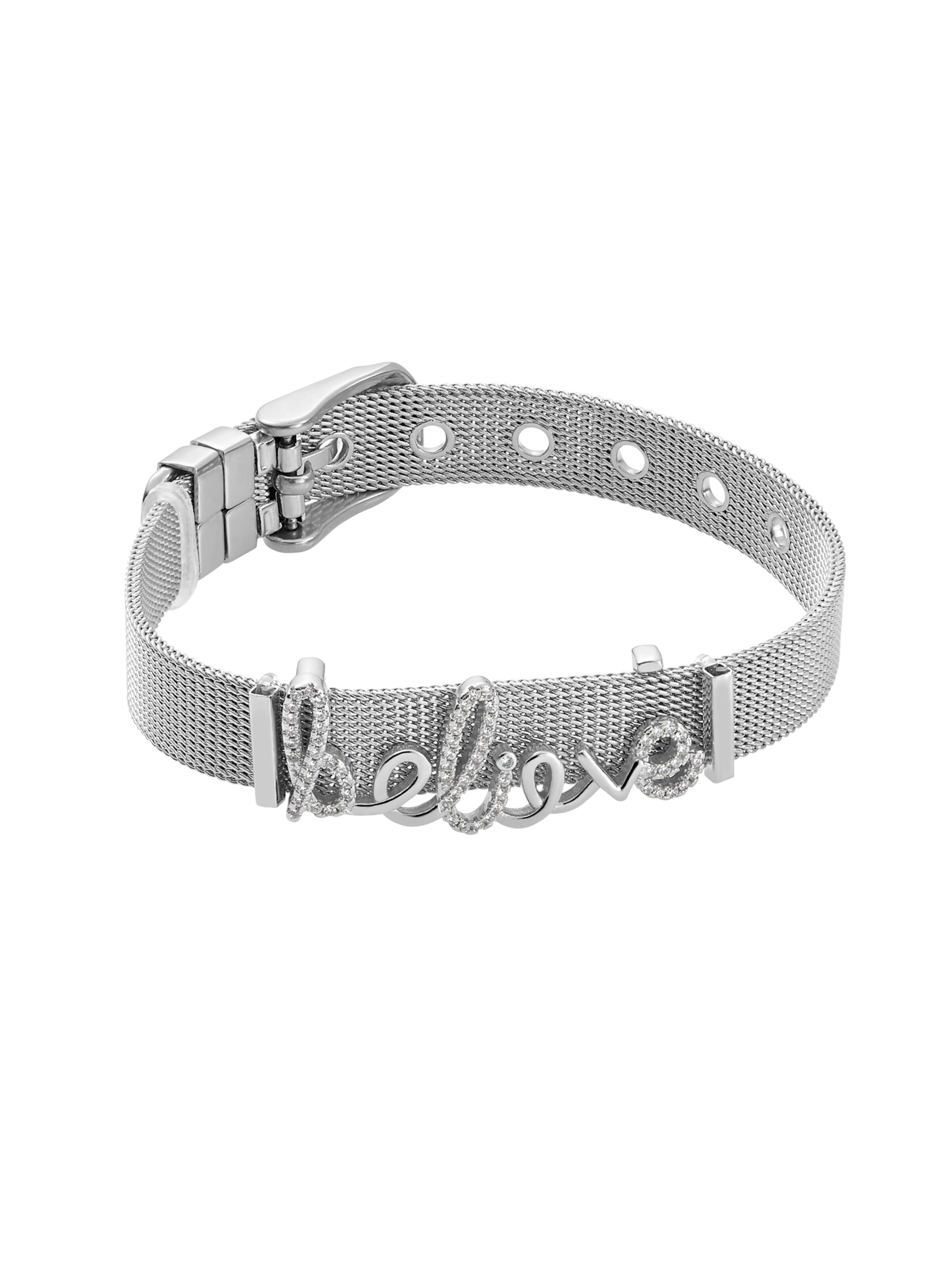 Bracelet 'Believe' Heideman en argent : devant