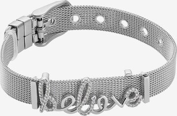 Heideman Armband 'Believe' in Silber: predná strana