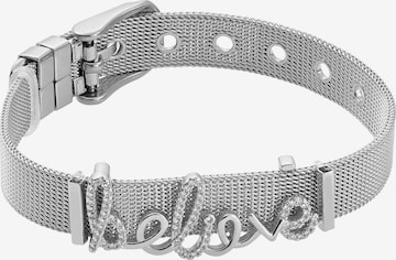 Heideman Armband 'Believe' in Silber: predná strana