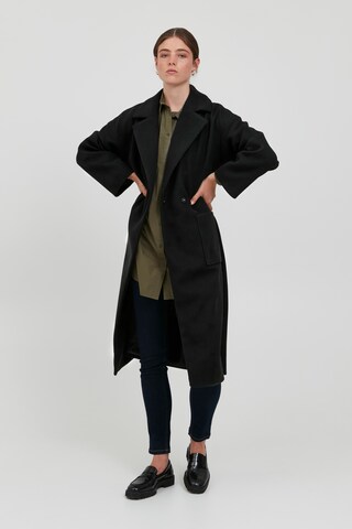 ICHI Between-Seasons Coat 'JANNET' in Black