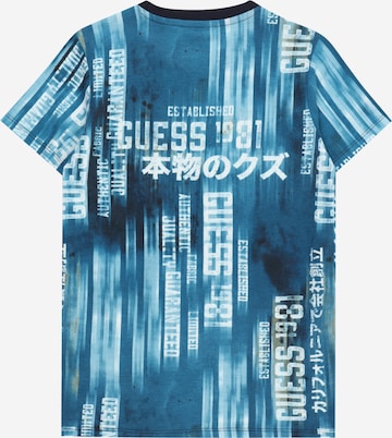 GUESS T-shirt i blå