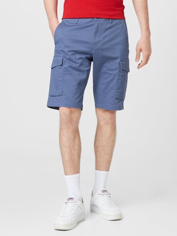 TOMMY HILFIGER Regular Cargobroek 'John' in Blauw: voorkant