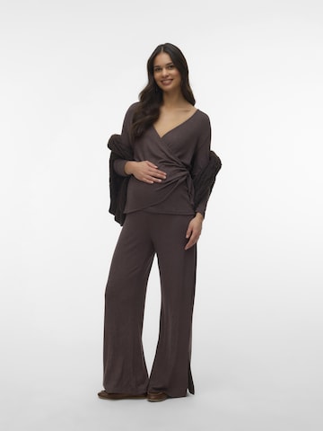 MAMALICIOUS Bluse‌‌‌‌‌ in Braun