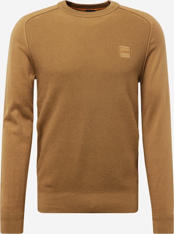 BOSS Orange Pullover 'Kesom' i brun: forside