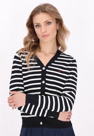 DreiMaster Vintage Pletena jopa 'Classic Look' | modra barva: sprednja stran