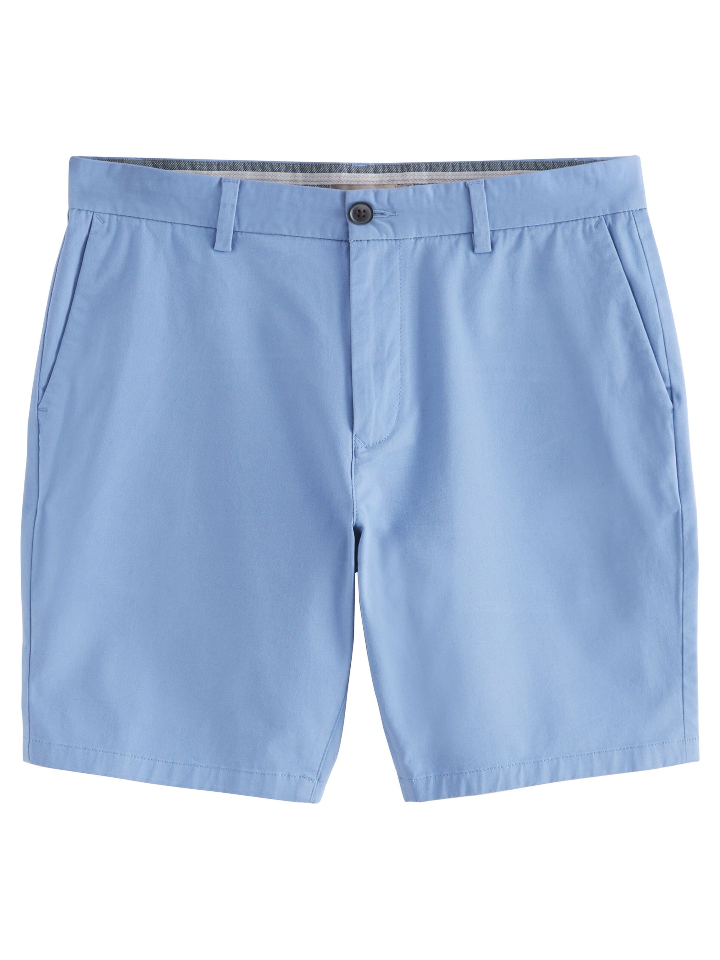 Next Slimfit Lærredsbukser i blå: forside