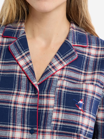 Camicia da notte 'Wafa' in XS ETAM di colore marino / rosso / bianco, Visualizzazione prodotti