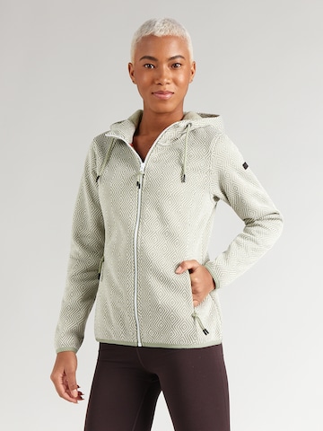 ICEPEAK Функционално поларено яке 'ADRIAN' в зелено: отпред