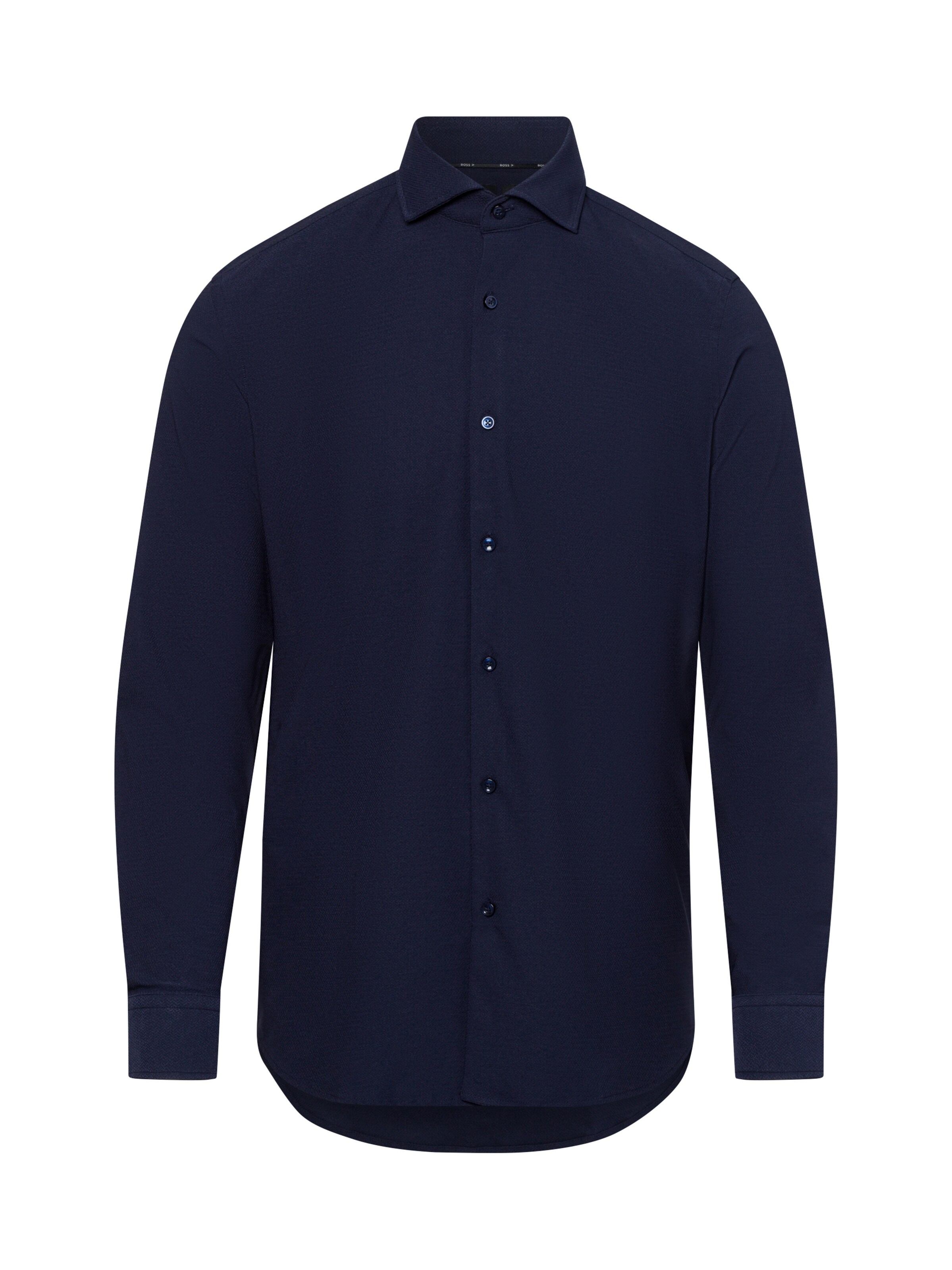 BOSS Regular fit Overhemd in Blauw: voorkant