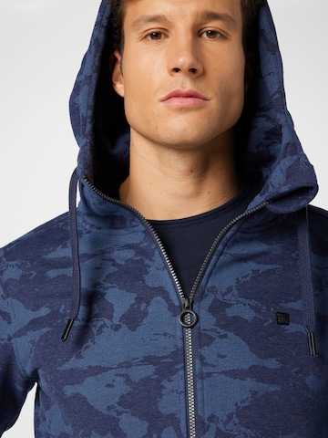 Alife and Kickin Zip-Up Hoodie in Blue