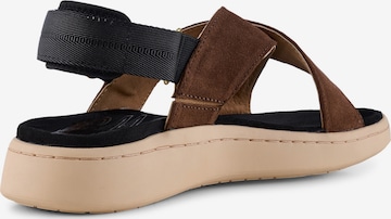 WODEN Sandals 'Luna Suede' in Brown