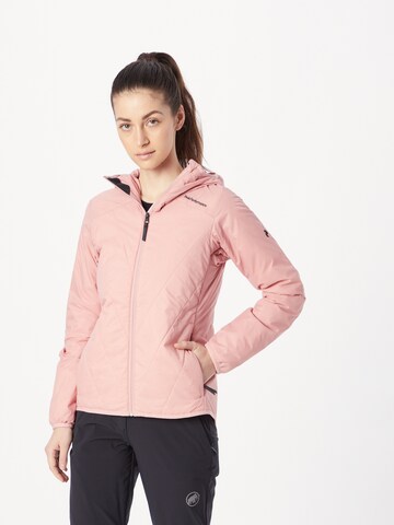 PEAK PERFORMANCE Outdoorová bunda – pink: přední strana