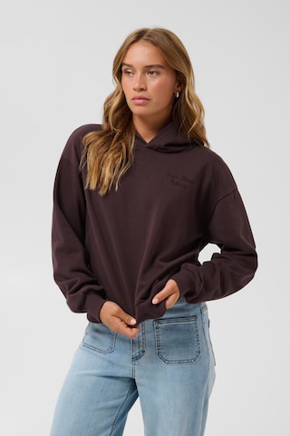 Kaffe - Sweatshirt em bege: frente