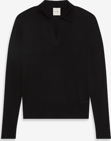 Pull-over Calvin Klein en noir : devant
