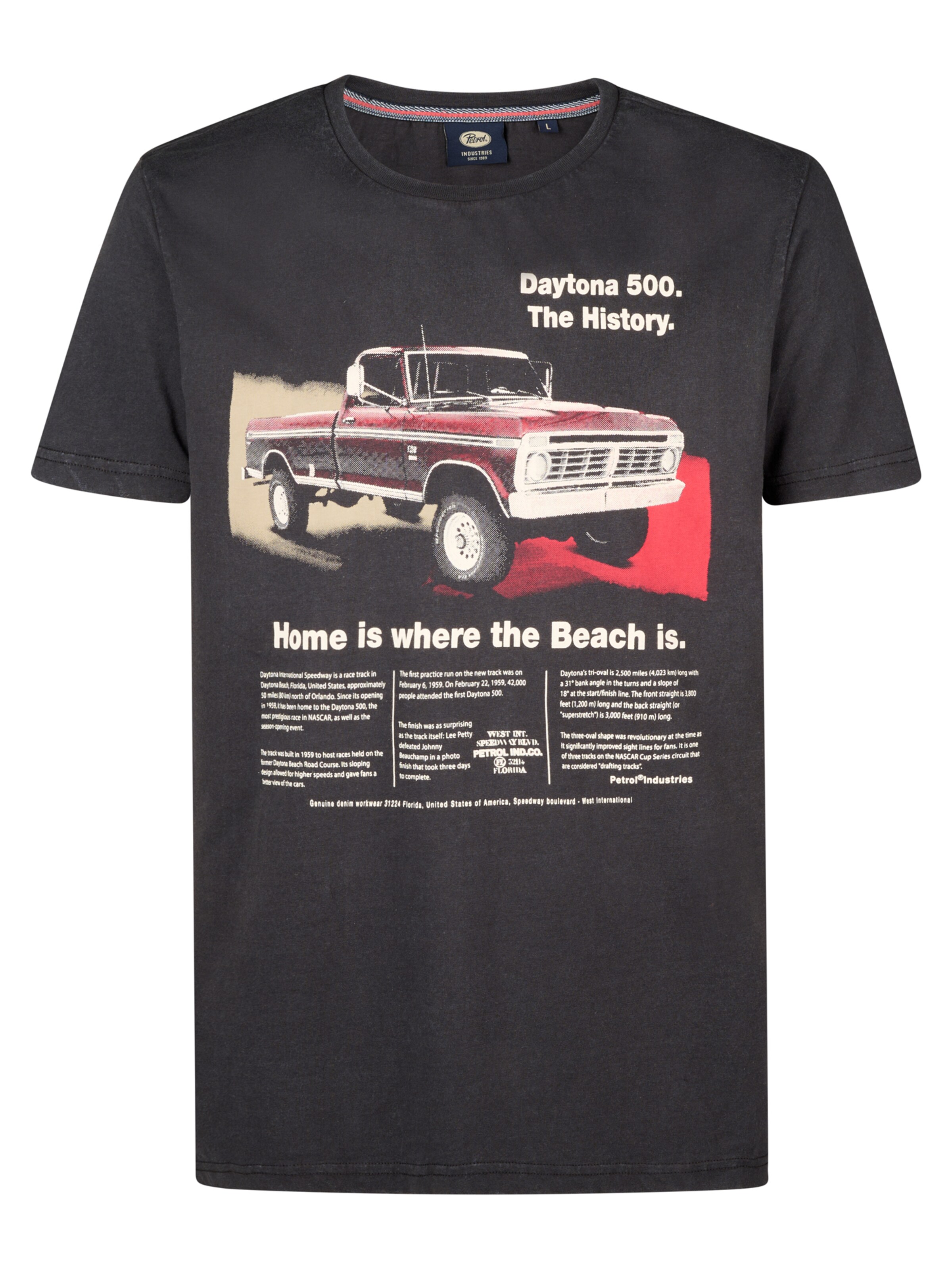 Petrol Industries Bluser & t-shirts 'Lido' i sort: forside