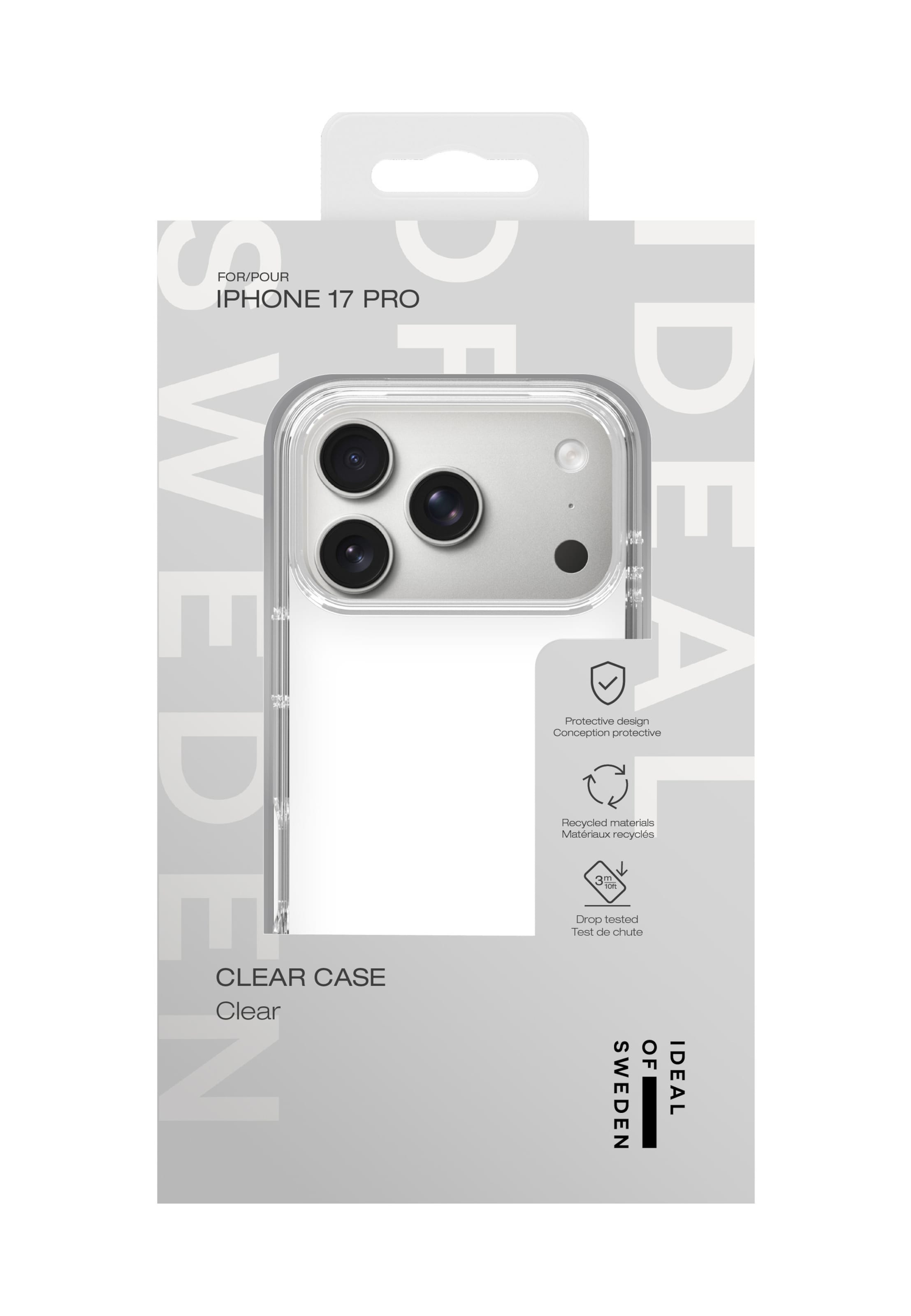 Custodia per smartphone 'iPhone 17 Pro' di iDeal of Sweden in trasparente