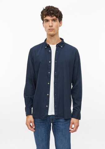 s.Oliver Regular fit Button Up Shirt in Blue: front