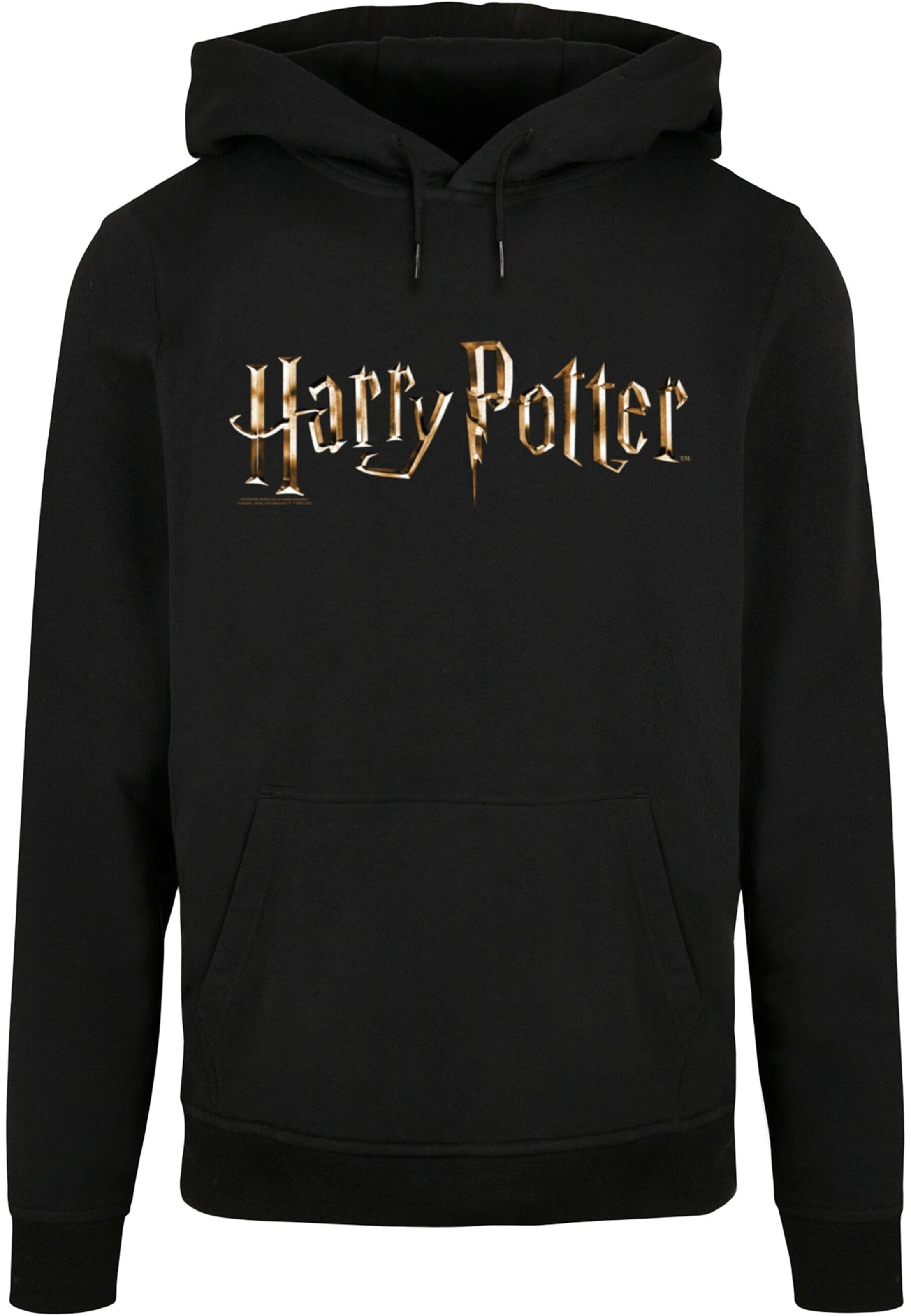 ABSOLUTE CULT Sweatshirt 'Harry Potter' in Zwart: voorkant