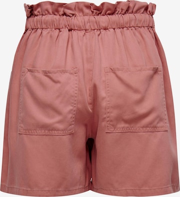 ONLY Loose fit Trousers 'Kenya' in Pink