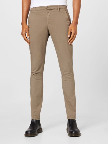 Dondup - Regular Calças chino 'GAUBERT' em bege: frente